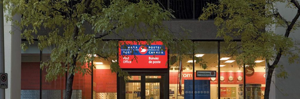 canada post open today near me